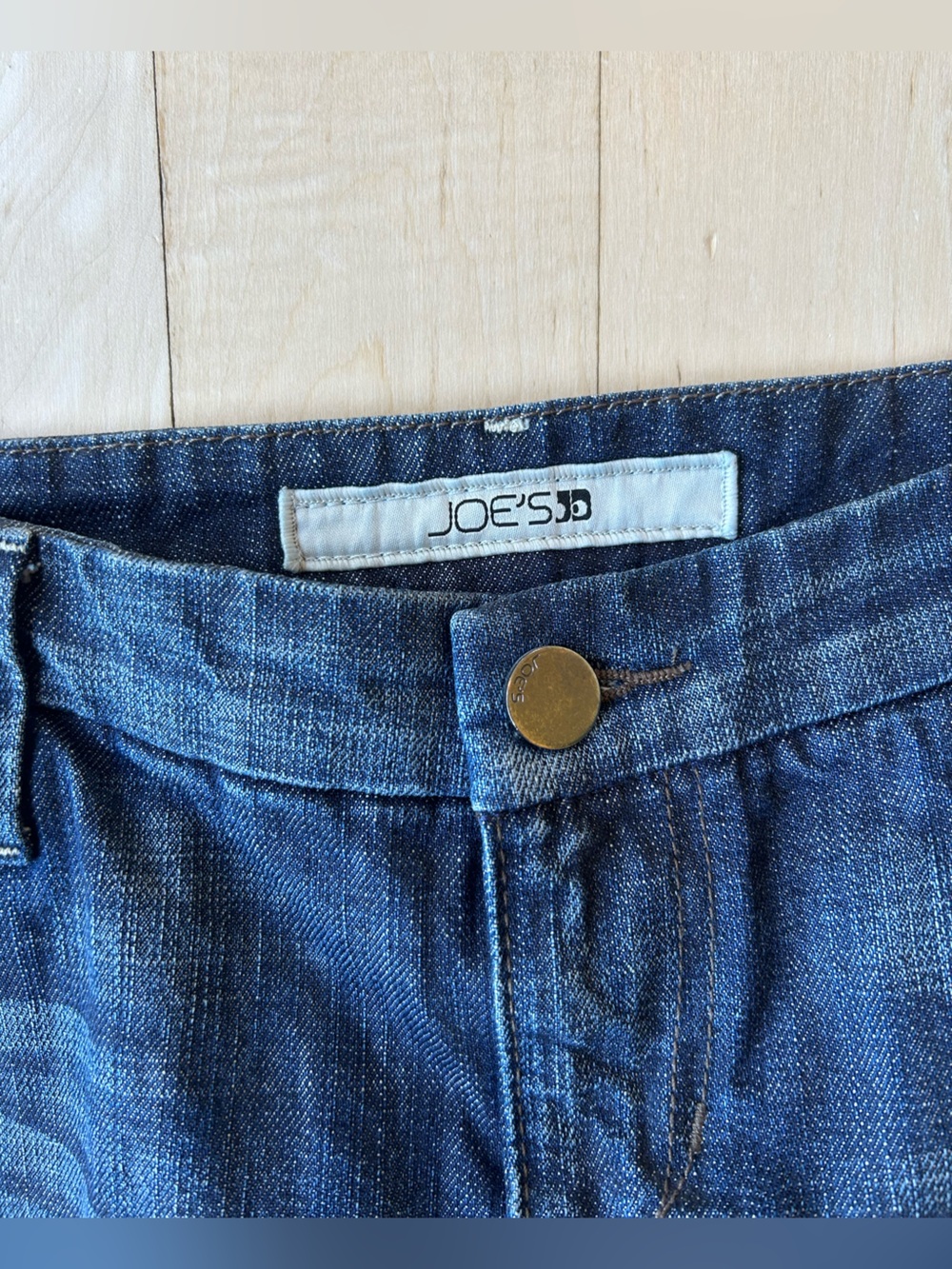Joe's Jeans Ella Trouser Denim Pencil Skirt in Dark Wash Size 28 - Picture 8 of 14